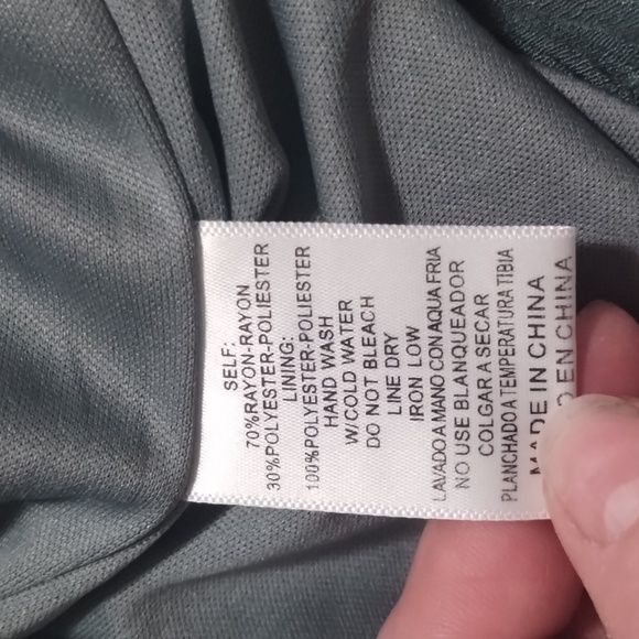 Listicle long green dress - Picture 4 of 6